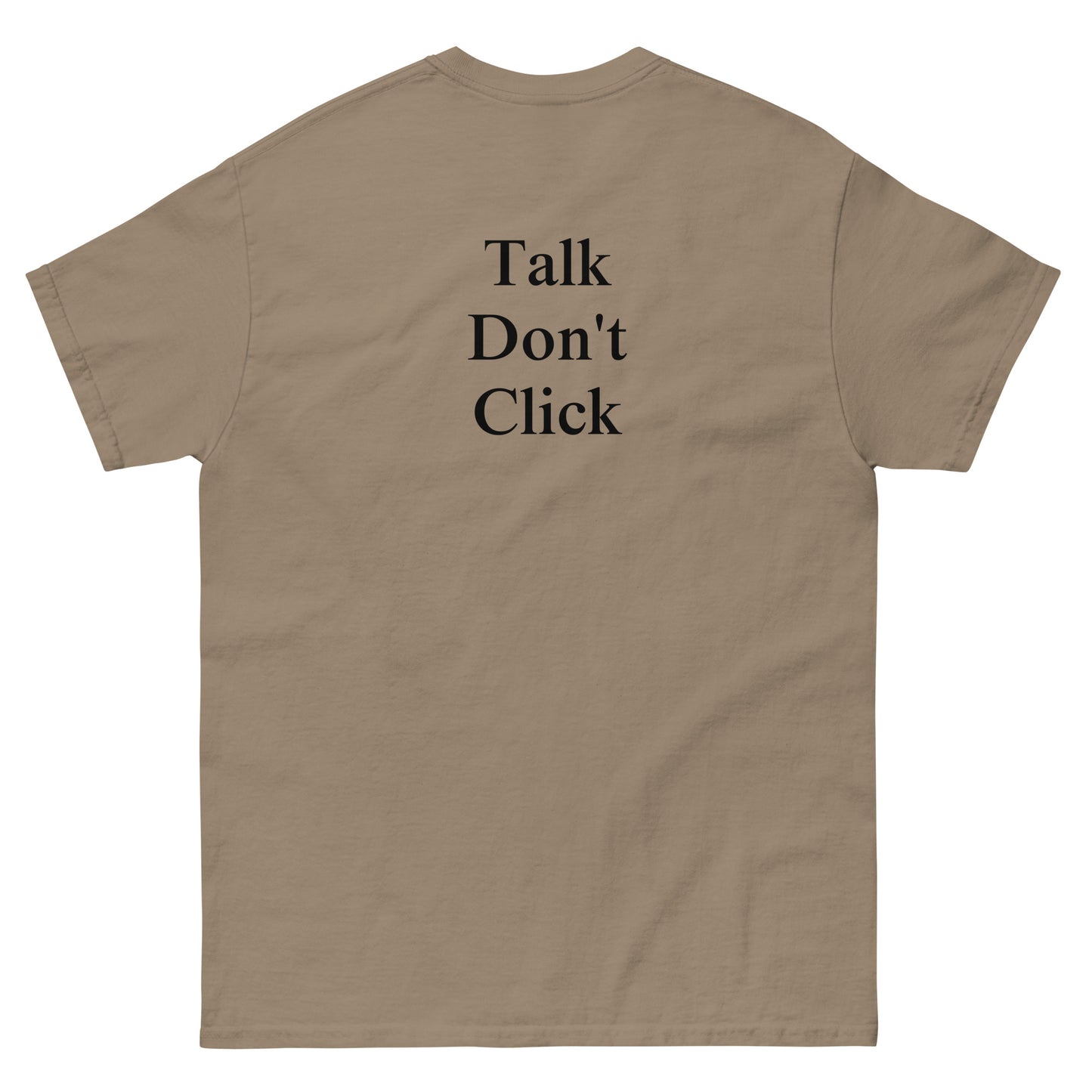 QLE Tee - Talk Don't Click