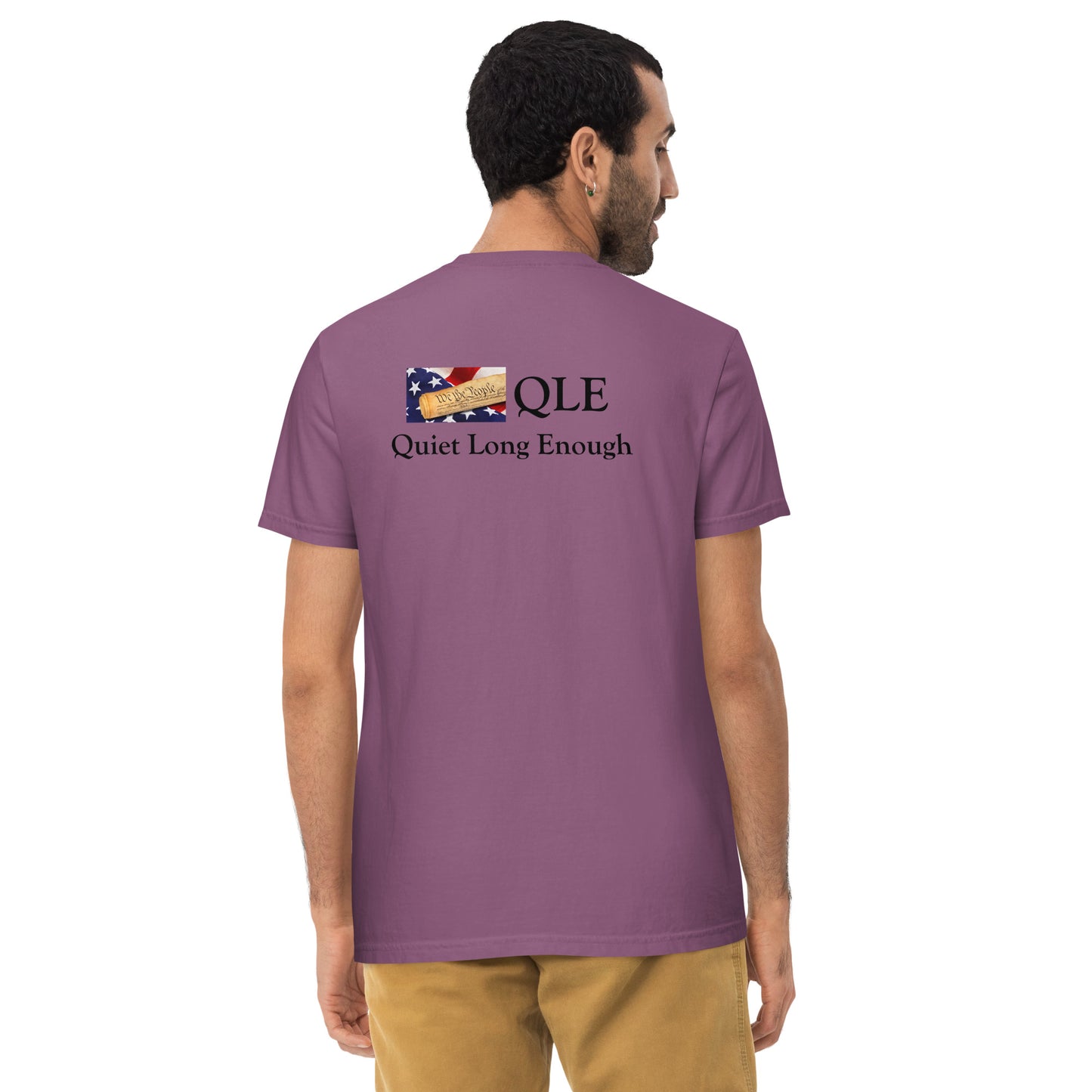 QLE garment-dyed pocket t-shirt