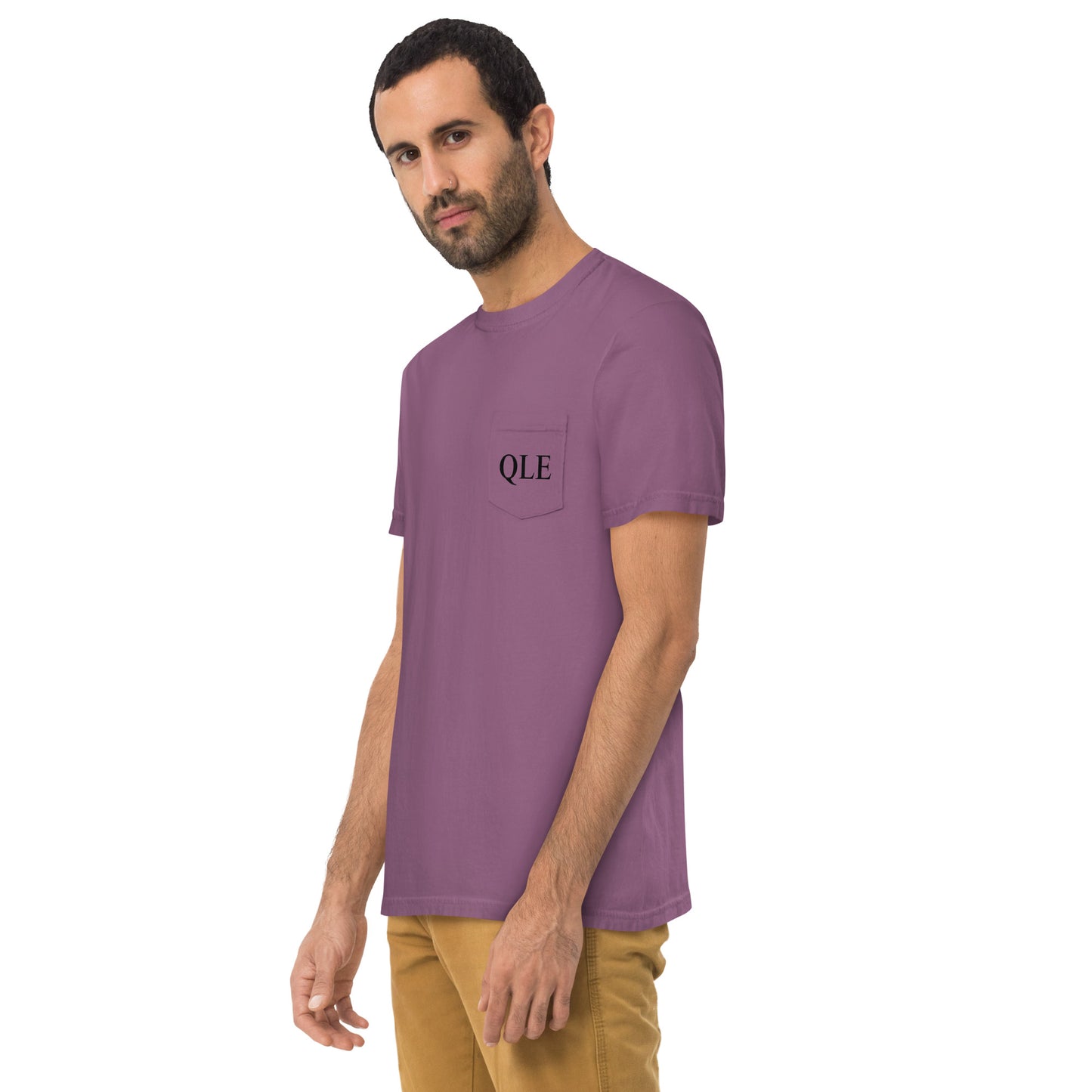 QLE garment-dyed pocket t-shirt