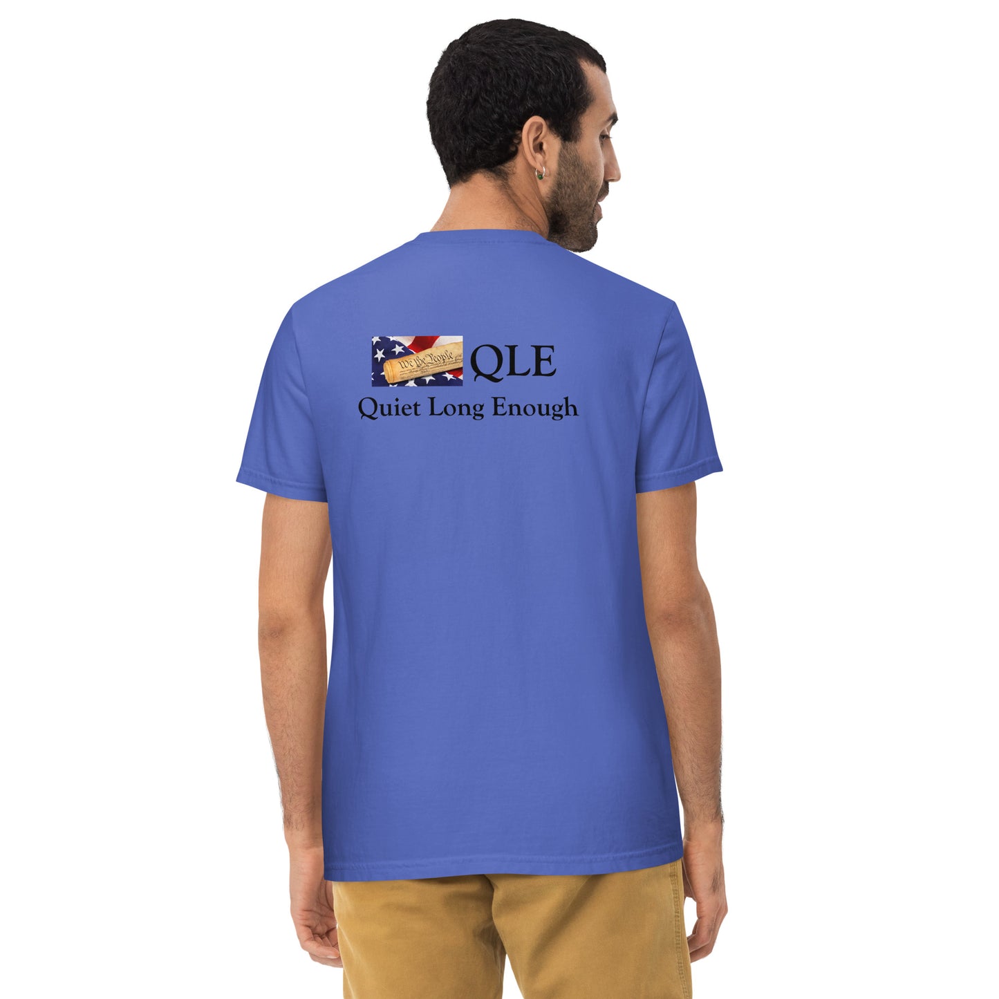 QLE garment-dyed pocket t-shirt