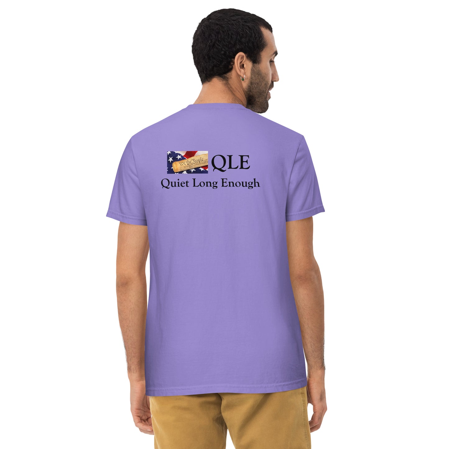 QLE garment-dyed pocket t-shirt