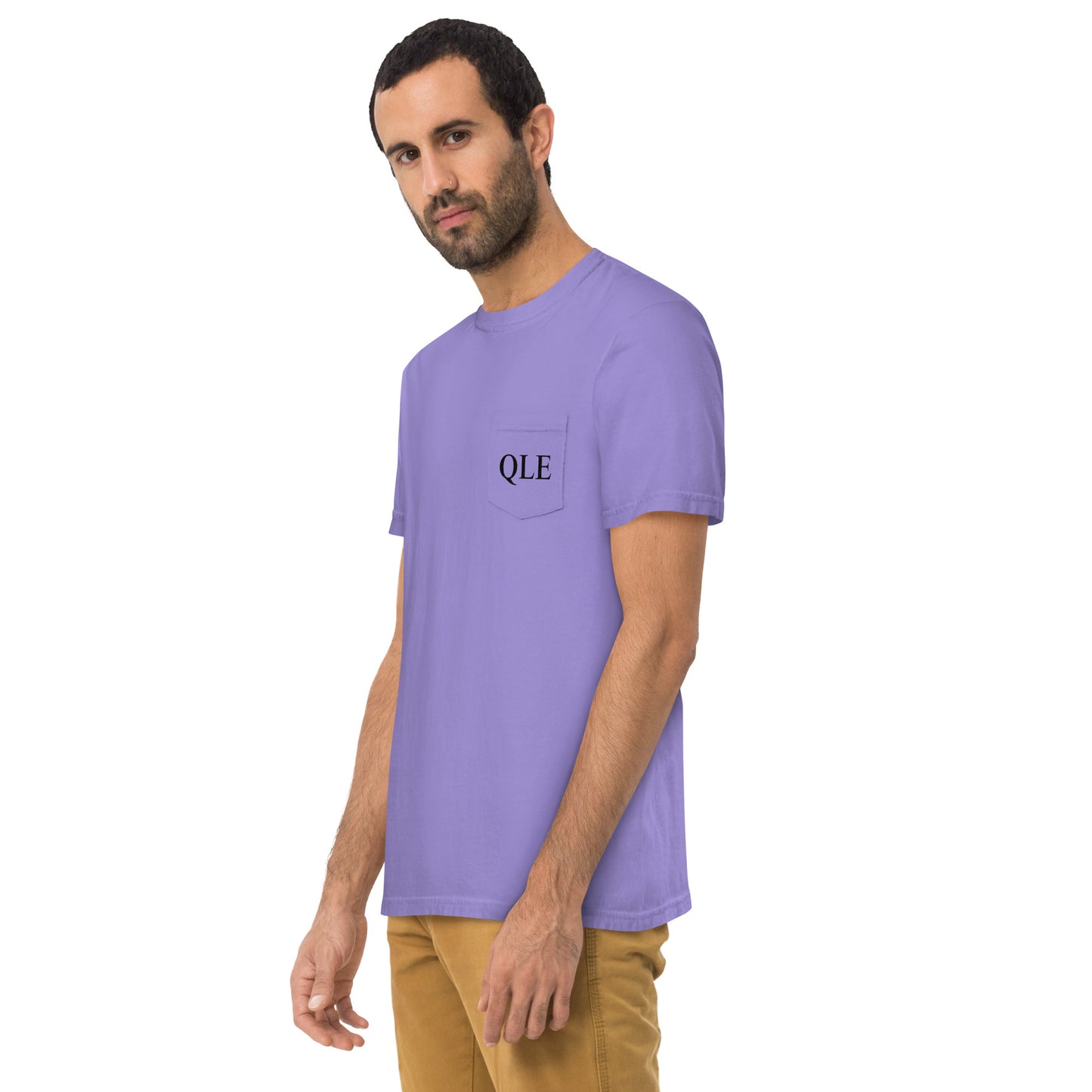 QLE garment-dyed pocket t-shirt