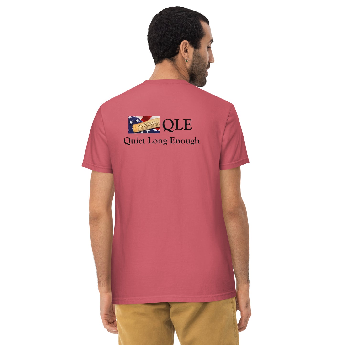 QLE garment-dyed pocket t-shirt