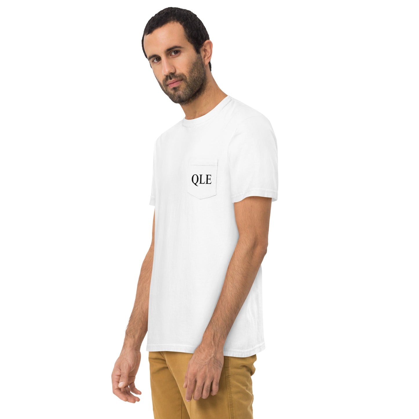 QLE garment-dyed pocket t-shirt